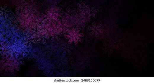 Dark orange vector background with curves. Abstract illustration with bandy gradient lines. Template for cellphones.