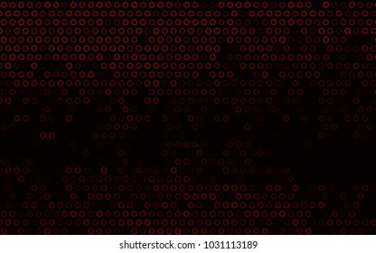 Dark Orange vector  background with dots. Beautiful colored illustration with blurred circles in nature style. The pattern can be used for beautiful websites.