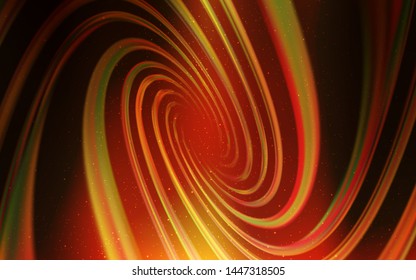 Dark Orange vector background with galaxy stars. Modern abstract illustration with Big Dipper stars. Pattern for astronomy websites.