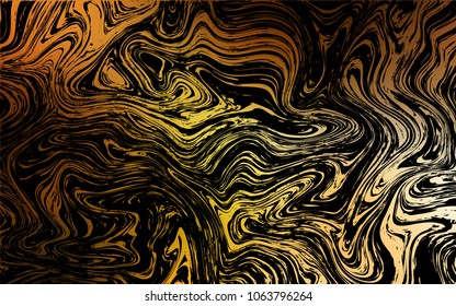Dark Orange vector background with lamp shapes. An elegant bright illustration with gradient. The elegant pattern for brand book.