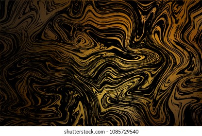 Dark Orange vector background with lamp shapes. Brand-new colored illustration in marble style with gradient. A new texture for your  ad, booklets, leaflets.