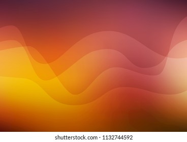 Dark Orange vector background with lamp shapes. A completely new color illustration in marble style. Marble design for your web site.