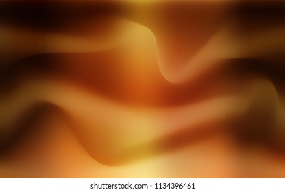 Dark Orange vector background with lamp shapes. Creative geometric illustration in marble style with gradient. A completely new memphis design for your business.