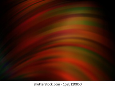 Dark Orange vector background with lamp shapes. An elegant bright illustration with gradient. Marble design for your web site.