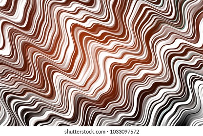 Dark Orange vector background with lava shapes. Shining crooked illustration in marble style. New composition for your brand book.
