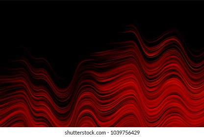 Dark Orange vector background with lava shapes. Colorful abstract illustration with gradient lines. A completely new marble design for your business.