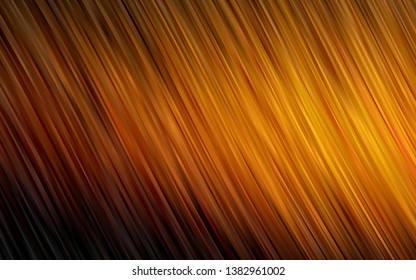 Dark Orange vector background with lava shapes. Shining illustration, which consist of blurred lines, circles. Textured wave pattern for backgrounds.