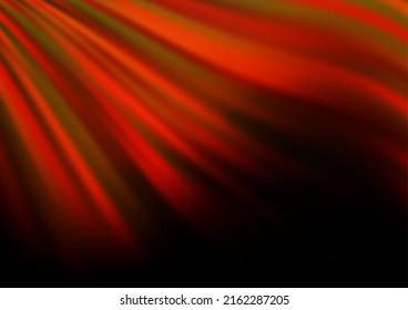 Dark Orange vector background with lava shapes. Geometric illustration in marble style with gradient.  The best blurred design for your business.