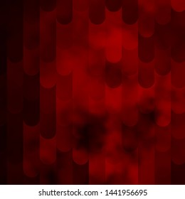 Dark Orange vector background with lines. Modern abstract illustration with colorful lines. Pattern for ads, commercials.