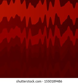 Dark Orange vector background with lines. Colorful illustration in circular style with lines. Best design for your posters, banners.