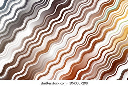 Dark Orange vector background with liquid shapes. Geometric illustration in marble style with gradient.  Marble design for your web site.