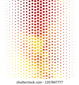 Dark Orange vector background in polygonal style. Abstract gradient illustration with rectangles. Design for your business promotion.