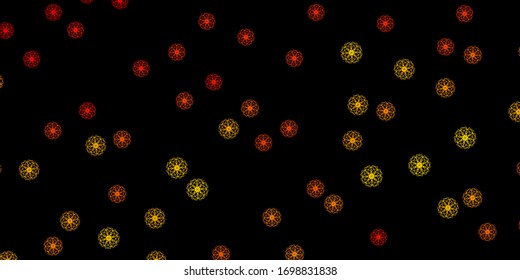 Dark Orange vector background with random forms. Simple design in abstract style with gradient forms. Elegant design for wallpaper set.
