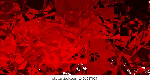 Dark Orange vector background with random forms. Simple design in abstract style with gradient forms. Simple illustration for your web site.