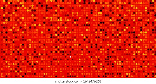 Dark Orange vector background with spots. Abstract illustration with colorful spots in nature style. Design for posters, banners.