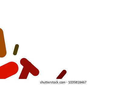 Dark Orange vector background with straight lines. Blurred decorative design in simple style with lines. The template can be used as a background.