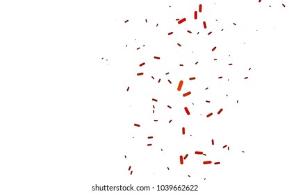 Dark Orange vector background with straight lines. Glitter abstract illustration with colored sticks. Smart design for your business advert.