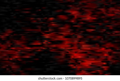 Dark Orange vector background with straight lines. Lines on blurred abstract background with gradient. The pattern can be used for busines ad, booklets, leaflets