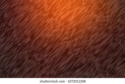 Dark Orange vector background with straight lines. Shining colored illustration with narrow lines. Smart design for your business advert.
