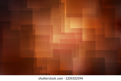 Dark Orange vector background with straight lines. Blurred decorative design in simple style with lines. Pattern for ads, posters, banners.