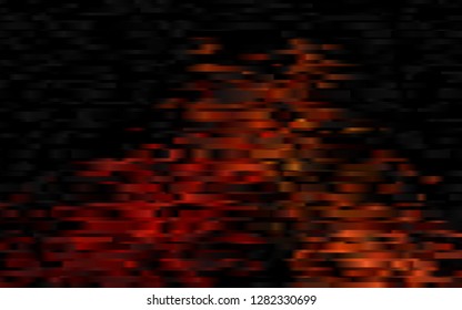 Dark Orange vector background with straight lines. Blurred decorative design in simple style with lines. The pattern can be used as ads, poster, banner for commercial.