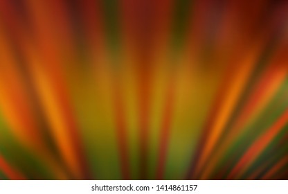 Dark Orange vector background with straight lines. Lines on blurred abstract background with gradient. Pattern for your busines websites.