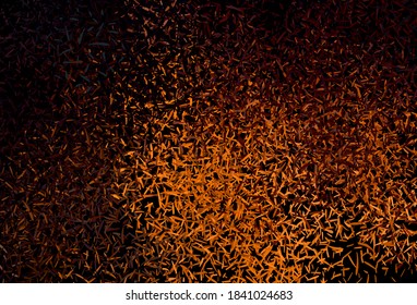 Dark Orange vector background with straight lines. Glitter abstract illustration with colorful sticks. Pattern for ad, booklets, leaflets.