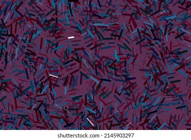 Dark orange vector background with straight lines. Modern geometrical abstract illustration with staves. Pattern for ads, posters, banners.