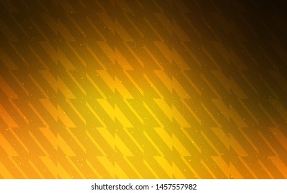 Dark Orange vector background with stright stripes. Shining colored illustration with sharp stripes. Pattern for your busines websites.