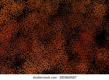 Dark Orange vector background with stright stripes. Blurred decorative design in simple style with lines. Pattern for your busines websites.