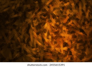Dark Orange vector background with stright stripes. Glitter abstract illustration with colorful sticks. Pattern for ads, posters, banners.