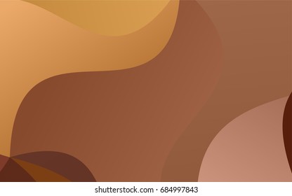 Dark Orange vector bandy background. A sample with blurred shapes. The completely new template can be used for your brand book.
