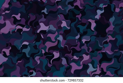 Dark Orange vector bandy template. Colorful abstract illustration with gradient crooked lines. The pattern of blurred lines for your business design.