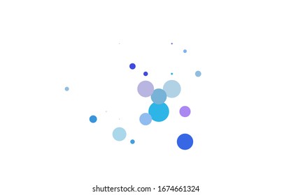 Banner vectorial Oscuro con círculos, esferas. Puntos abstractos. Fondo de las burbujas de arte en estilo de medio tono con degradado de color.