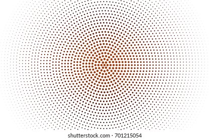 Dark Orange vector banners set of circles, spheres. Abstract spots. Art Background of bubbles in halftone style with colored gradient.