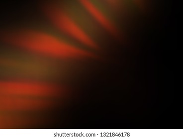 Dark Orange vector blur pattern. A vague abstract illustration with gradient. A completely new design for your business.