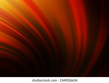 Dark Orange vector blur pattern. An elegant bright illustration with gradient. The best blurred design for your business.
