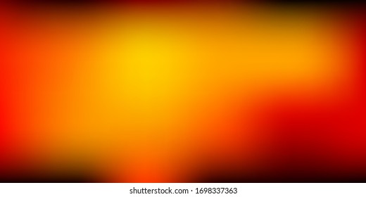 Dark Orange vector blur texture. Colorful illustration with gradient in halftone style. Smart pattern for websites.