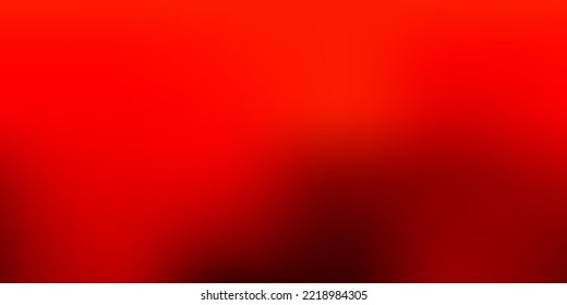 Dark Orange vector blurred backdrop. Colorful gradient abstract illustration in blur style. Landing pages design.