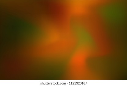 Dark Orange vector blurred background. Colorful abstract illustration with gradient. The completely new template can be used for your brand book.
