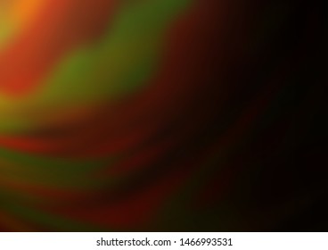Dark Orange vector blurred background. Modern geometrical abstract illustration with gradient. Brand new design for your business.