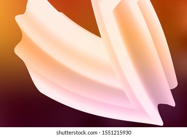 Dark Orange vector blurred background. A completely new colored illustration in blur style. Completely new design for your business.