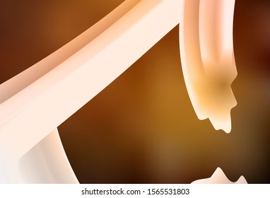 Dark Orange vector blurred background. Abstract colorful illustration with gradient. Blurred design for your web site.