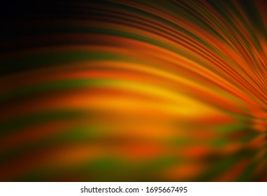 Dark Orange vector blurred background. New colored illustration in blur style with gradient. Background for designs.