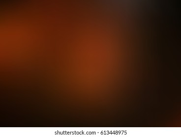 Dark Orange vector blurred background with glow. Art design pattern. Glitter abstract illustration with elegant bright gradient design.
