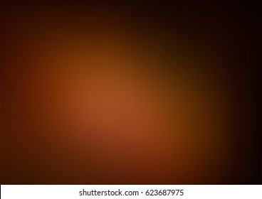 Dark Orange vector blurred background with glow. Art design pattern. Glitter abstract illustration with elegant bright gradient design.