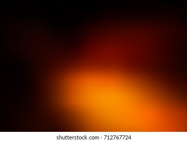 Dark Orange vector blurred background. A completely new color illustration in a vague style. The completely new template can be used for your brand book.