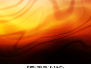 Dark Orange vector blurred bright pattern. A completely new color illustration in a vague style. The template can be used as a background of a cell phone.