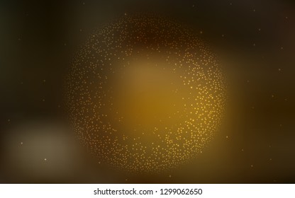 Dark Orange vector blurred bright pattern. An elegant bright illustration with gradient. The best blurred design for your business.