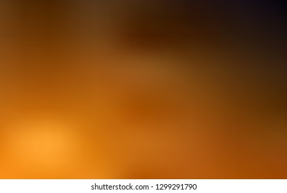 Dark Orange vector blurred bright template. Abstract colorful illustration with gradient. Background for designs.